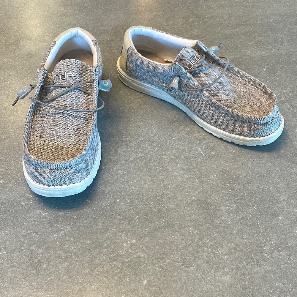 Hey Dude Beige Wally Woven Shoes